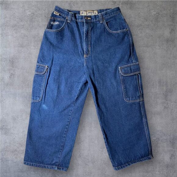 Culture Other - Culture Jeans Y2K Carpenter Denim 30x24.5 Dark Wash Baggy Skater Vintage Utility